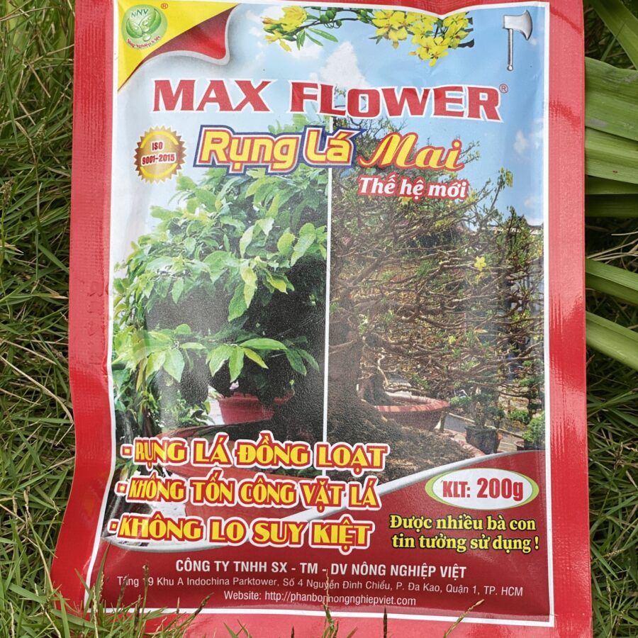 Phân bón Max Flower Rụng Lá Mai