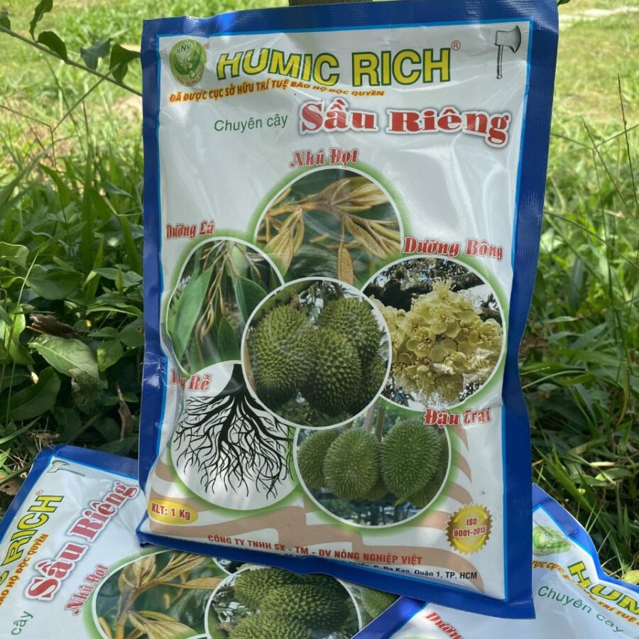 Phân bón Humic Rich Chuyên Sầu Riêng - Gói 1kg