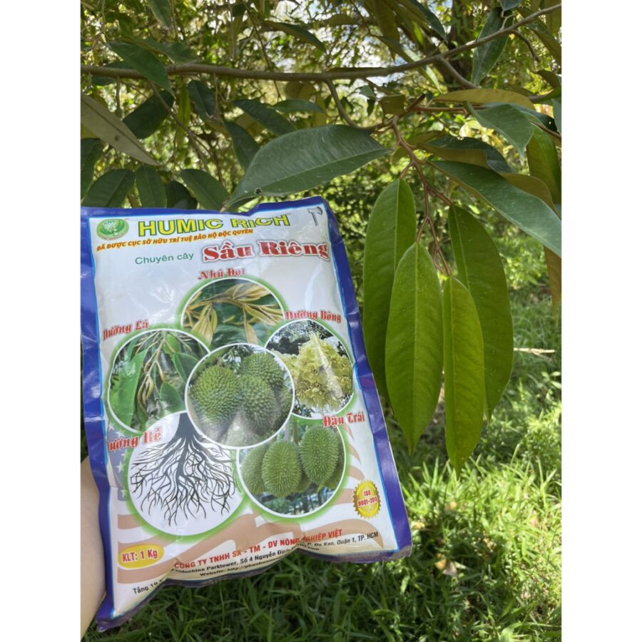 Phân bón Humic Rich Chuyên Sầu Riêng - Gói 1kg