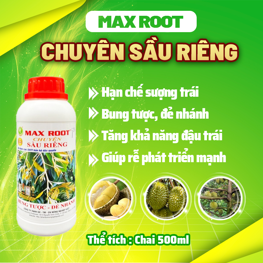 Phân bón Max Root Chuyên Sầu Riêng