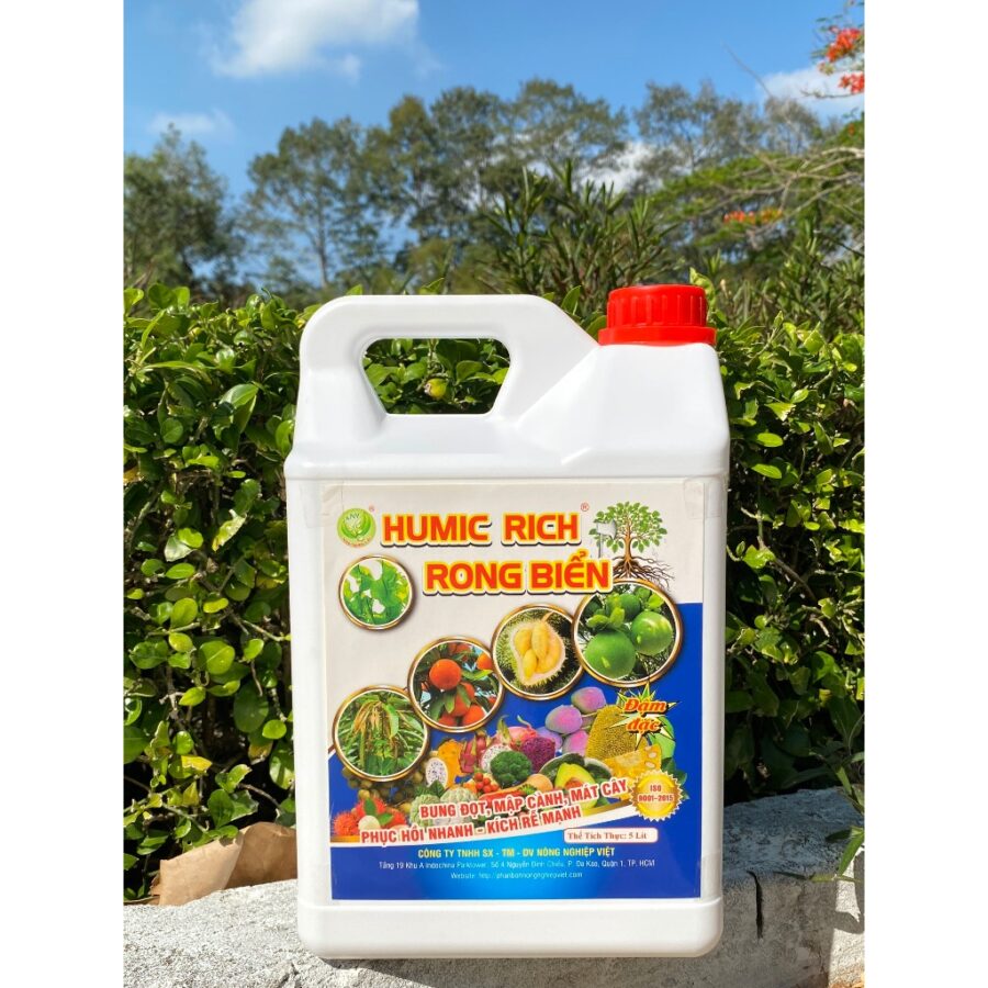 Phân bón Humic Rich Rong Biển - Can 5L