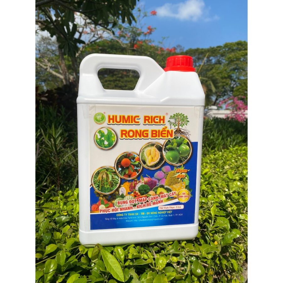 Phân bón Humic Rich Rong Biển - Can 5L