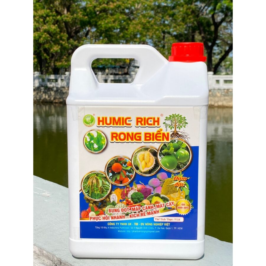 Phân bón Humic Rich Rong Biển - Can 5L