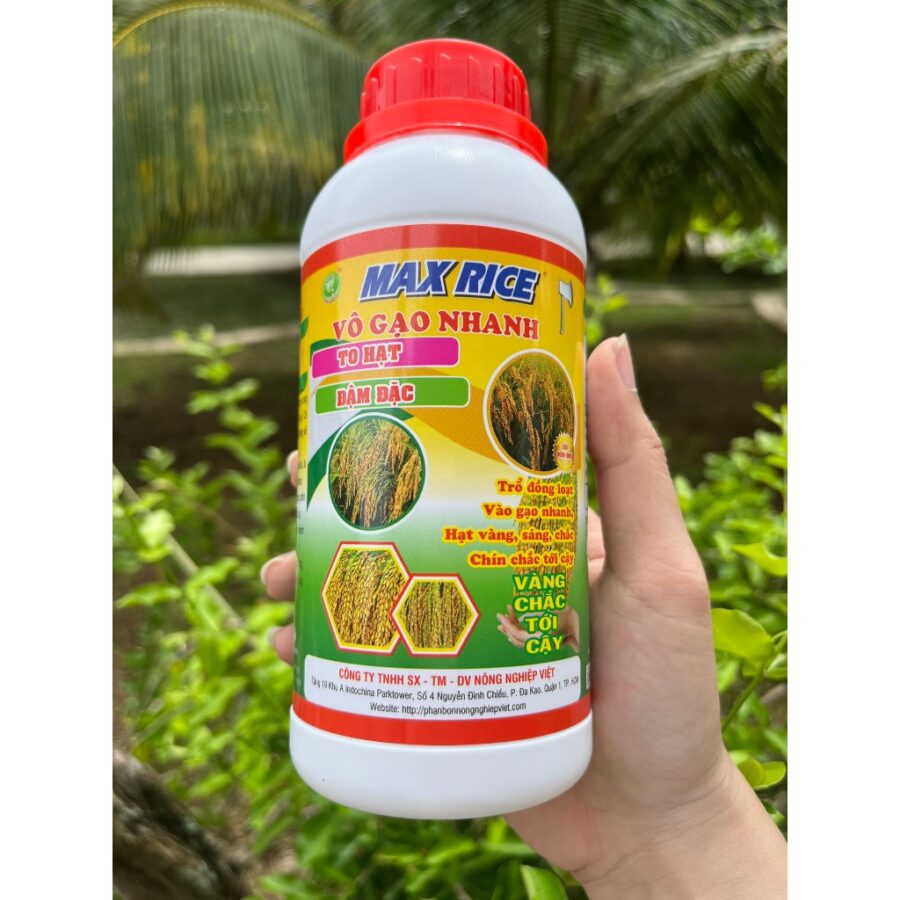 Phân bón Max Rice Vô Gạo Nhanh