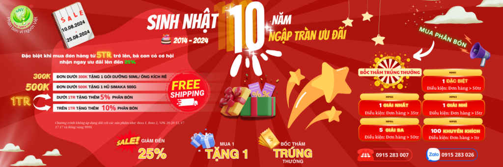 Sinh nhật 10 năm Nông Nghiệp Việt